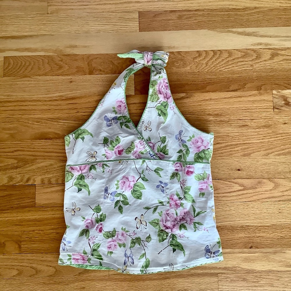 Printed Halter Top - Picture 2 of 6